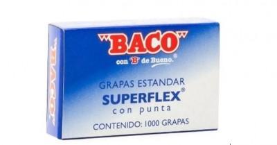 Grapas Estándar G-1000 SUPERFLEX BACO 11015 BACO Caja con 1000 G-1000 G-1000 EAN 7501174911015UPC  - G-1000