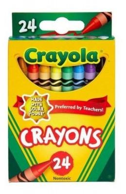 Crayon Crayola Standar C/24 52-3024 Binney & Smith 52-3024 52-3024 EAN 7501058201058UPC  - CRAYOLA