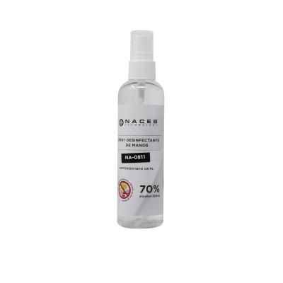 Spray Desinfectante de Manos NA-0811 Naceb Technology, Alcohol Etílico 70%, Producto Certificado, 125ml NA-0811 NA-0811 EAN 7502262110518UPC  - NACEB