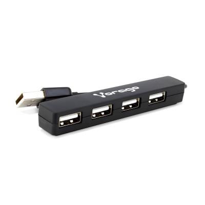 Hub USB VORAGO, 480 Mbit/s, Negro HU-100 HU-100 EAN 7502266671770UPC  - ACCVGO260