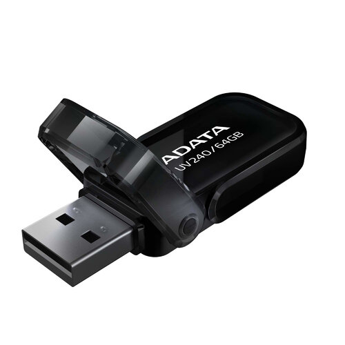 MEMORIA USB ADATA AUV240-64G-RBK NEGRO USB 2.0 64GB - ADATA