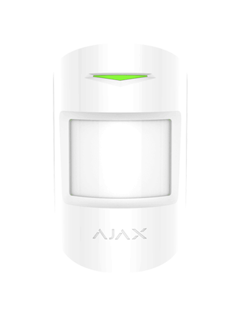 AJAX CombiProtect W - Detector inalámbrico combinado de rotura de cristal y movimiento. Color Blanco - 28267.06.WH3