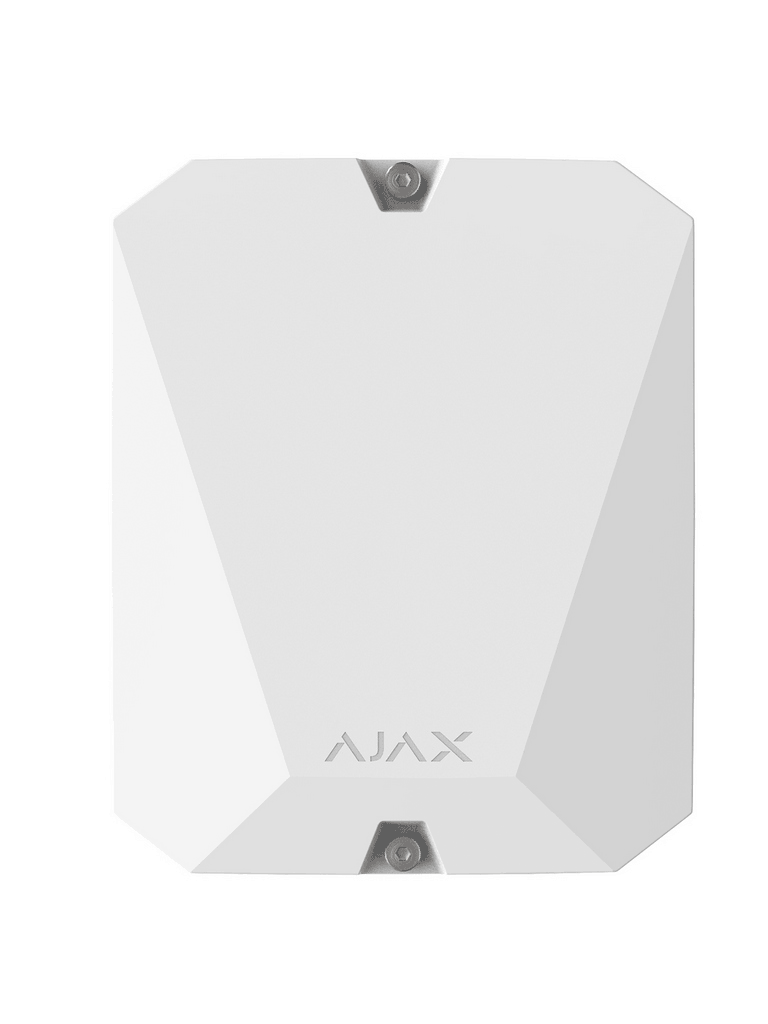 AJAX  MultiTransmitter W  - Módulo para conectar  alarma cableada a Ajax y gestionar la seguridad a través de la app. Color Blanco - 28306.62.WH3