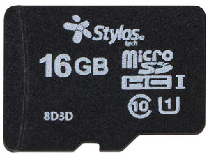 MEMORIA STYLOS MICRO SD 16GB CL10 C/ADAPTADOR - STYLOS