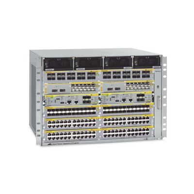 Switch Blade x8112 Chasis de Rack P/12 Slots, Incluye 1 Año de Net.Cover PREFERED <br>  <strong>Código SAT:</strong> 43222610 <img src='https://ftp3.syscom.mx/usuarios/fotos/logotipos/allied_telesis.png' width='20%'>  - AT-SBX8112-B01