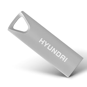 Memoria USB Hyundai Bravo Deluxe, 32GB, 2.0, U2BK/32GAS, color Plata - MEMHYU130
