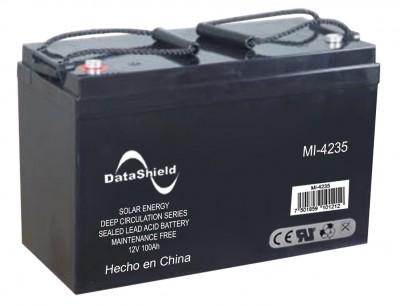 Batera  Datashield Mi4235  Batera  Datashield Mi4235 100 Ah  Sistemas Solares YO Inversores Cargadores Solares 12 V Negro  MI-4235  MI-4235 - DATASHIELD
