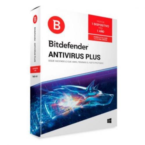 Licencia Antivirus Bitdefender Plus 1 Año 1 Usuario Caja - TMBD-401-C
