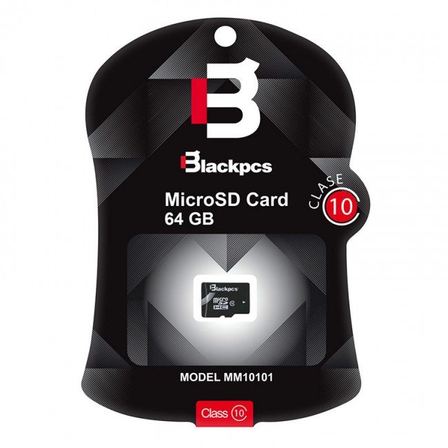 MEMORIA MICRO SDXC BLACKPCS 64GB CLASE 10 (MM10101-64) - BLACKPCS