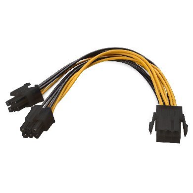 CABLE INTERNO ALIM PCIE  6PINS-SPLITTER - NULL