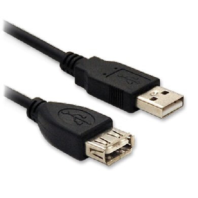 CABLE USB V2.0 EXT 5.0M NEGRO B robotix UPC  - BROBOTIX