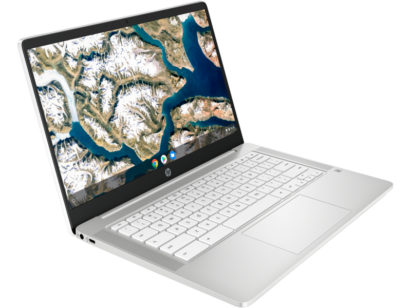 HP Chromebook 14a-na1047nr N4500 4G 32G eMMC 14” Chrome OS 5A913UA#ABA UPC  - HEWLETT PACKARD