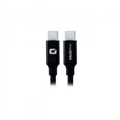 Cable Lightning Mobifree Cable Tipo C a C, USB C, USB C, 1 m, Negro Cable Tipo C a C MB-923699 EAN 7506215923699UPC  - MB-923699