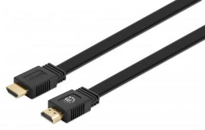 355636 Cable Manhattan HDMI 2.0 plano m-m  5.0m Cable Hdmi 2.0 Plano M-M  5.0M                                                                                                                                                                                                                                  .                                       