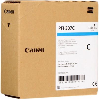 Tanque CANON PFI-307 C, Cian PFI-307 C 9812B001AA EAN 4549292022926UPC 013803248876 - 9812B001AA