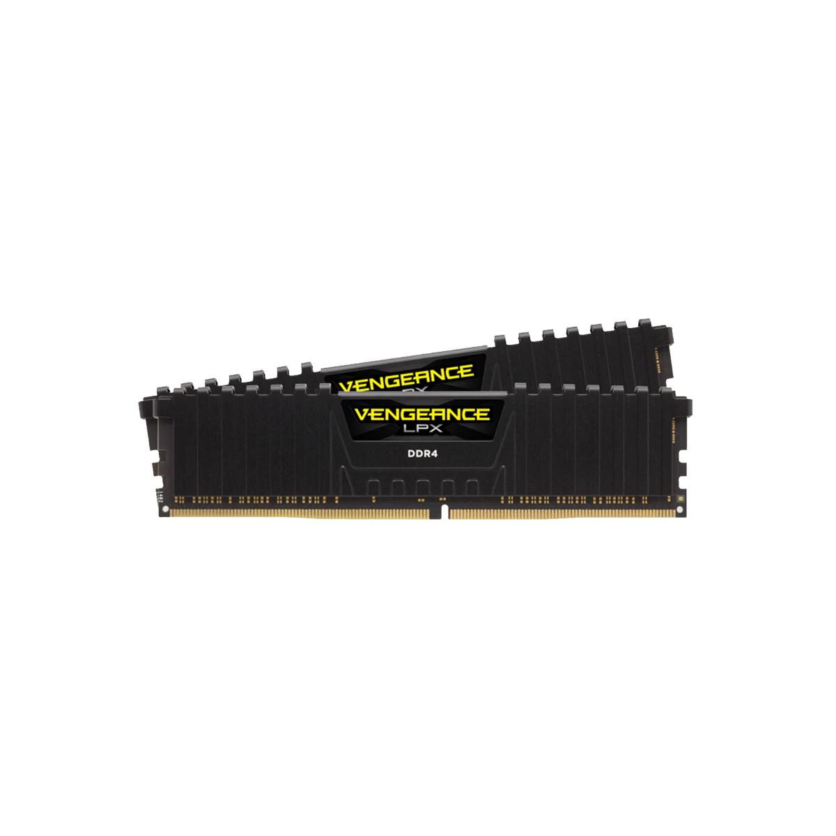 MEMORIA DIMM DDR4 CORSAIR (CMK16GX4M2C3600C20) 16GB 3600MHZ (2X8GB) VENGEANCE LPX, NEGRO - CORSAIR