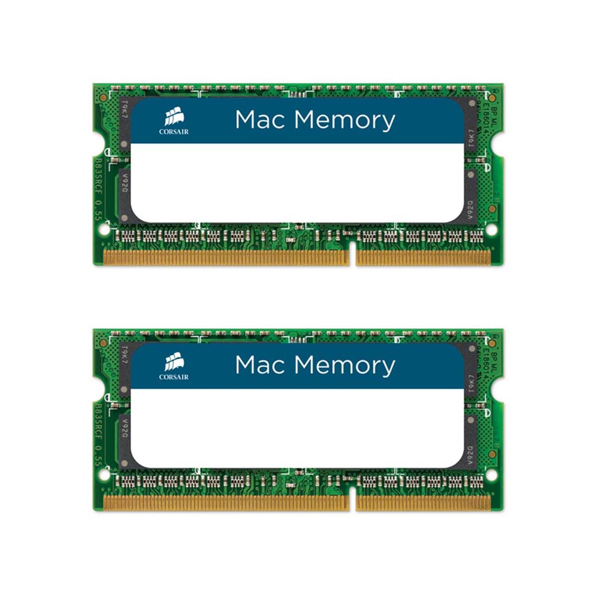 MEMORIA SODIMM DDR3 CORSAIR (CMSA8GX3M2A1066C7) 8GB (2X4GB) 1066 MHZ MAC - CMSA8GX3M2A1066C7