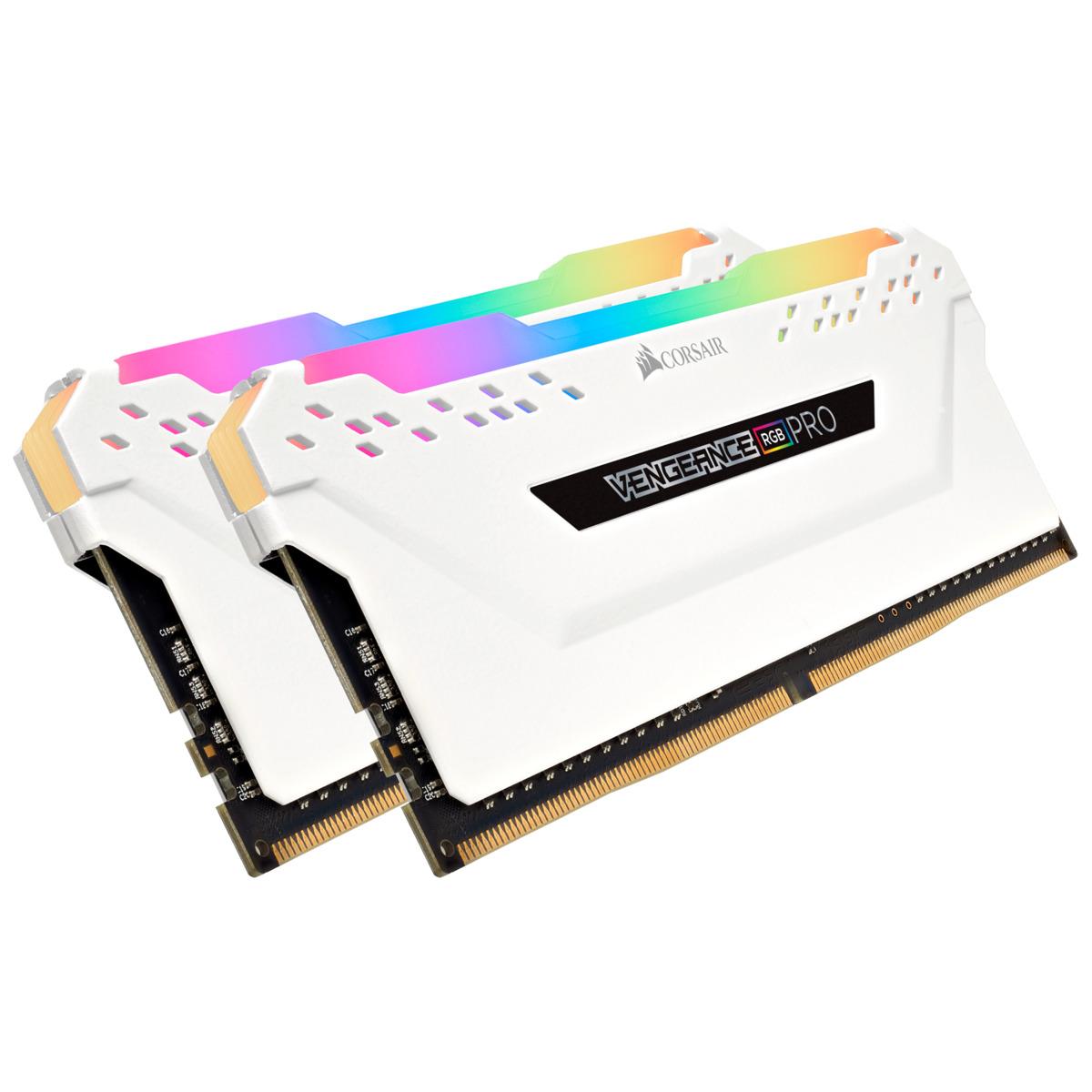 MEMORIA DDR4 CORSAIR VENG. RGB PRO W 16GB 2666 2X8 CMW16GX4M2A2666C16W - CORSAIR