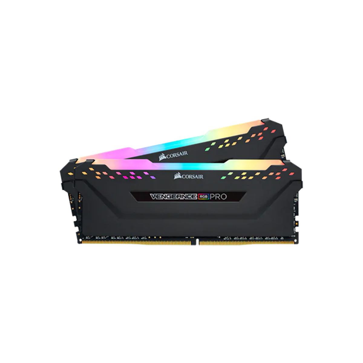 MEMORIA DIMM DDR4 CORSAIR (CMW16GX4M2K4000C19) 16GB 4000MHZ (2X8GB) VENGEANCE RGB PRO NEGRO - CORSAIR