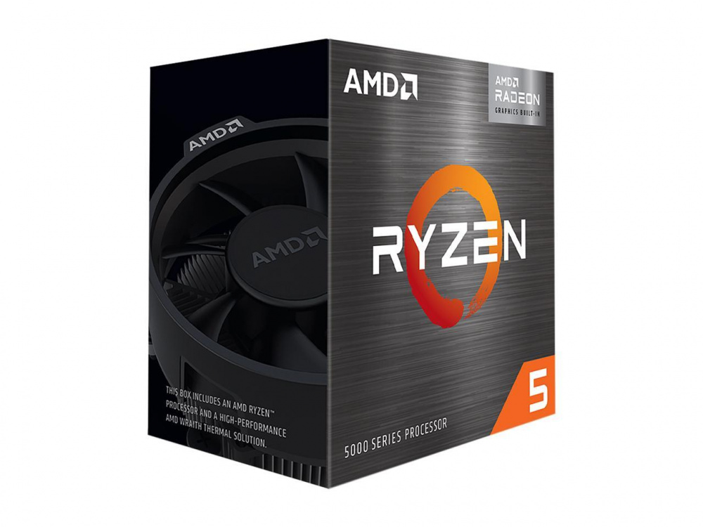 CPU AMD RYZEN 5 5600G RADEON GRAPHICS AM4 (100-100000252BOX)(ED) - AMD