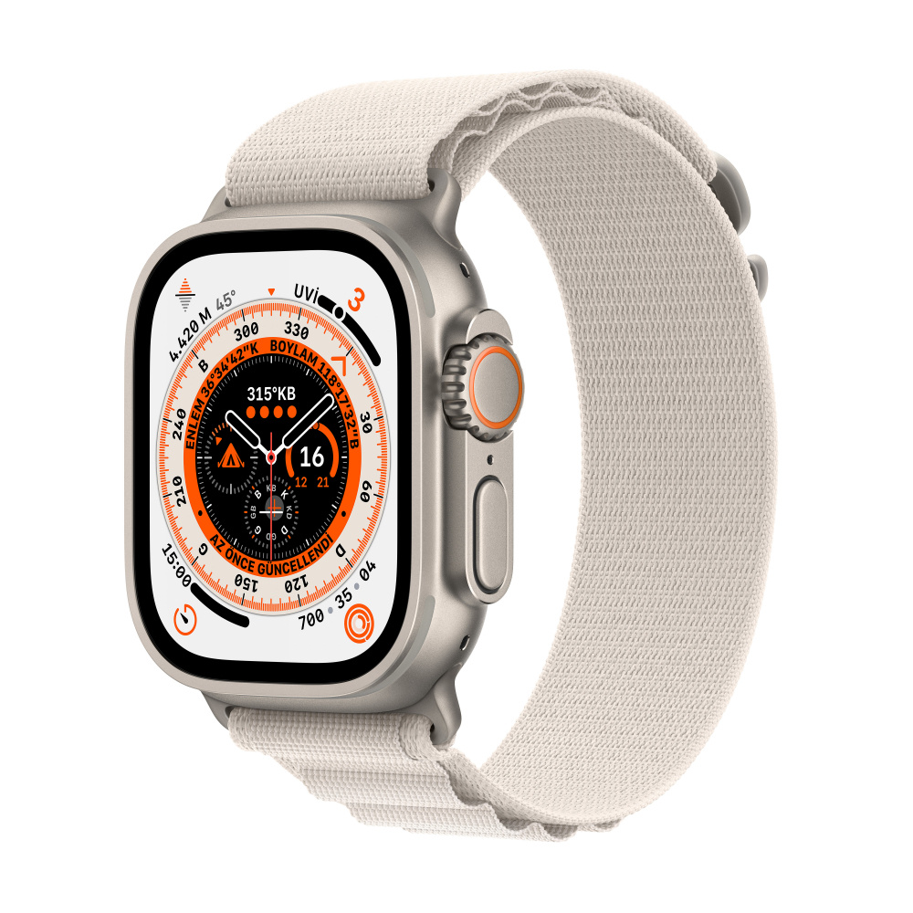 WATCH ULTRA GPS CELL 49MM TITA nium-case-starlight-alpine-loop-med UPC  - APPLE