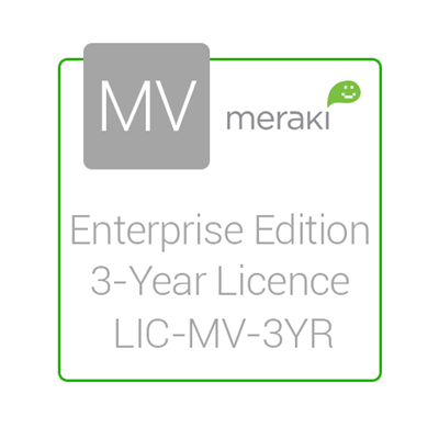 CNP MERAKI MV ENTERPRISE LICENS C16881 UPC  - LIC-MV-3YR