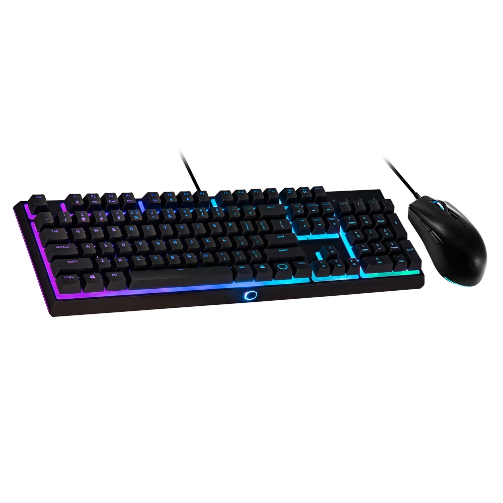 Teclado y Mouse Cooler Master MS111 Gaming Mecánico RGB Color Negro - MS-111-KKMF1-LS
