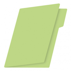 Folder tradicional Fortec carta color ve Folder tradicional con 1/2 ceja, cartulina bristol de 165 gr, color pastel, suaje para broche de 8 cm, guías para mayor capacidad, medida: 23.8 x 29.5 cm.                                                                                                      rde ceja 1/2 caja con 100 pzas           - FCV-05