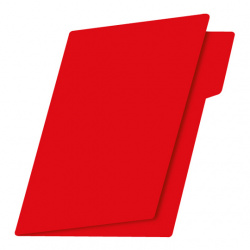 Folder intenso Fortec carta color rojo c Folder tradicional con 1/2 ceja, cartulina bristol de 165 gr, color intenso, suaje para broche de 8 cm, guías para mayor capacidad, medida: 23.8 x 29.5 cm.                                                                                                     eja 1/2 caja con 25 pzas                 - FORTEC