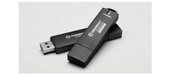 128GB D300S AES 256 XTS ENCRYPTED USB DRIVE - IKD300S/128GB