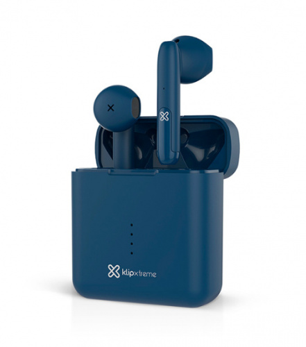 Klip Xtreme Twintouch Kte010  Auriculares Internos Con Micro  En Oreja  Bluetooth  Inalmbrico  Azul - KTE-010BL