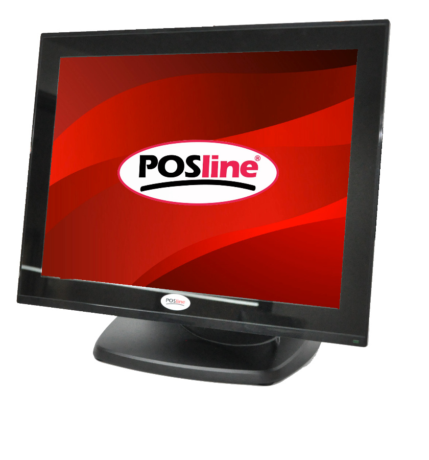 Posline Mts15C Monitor Touchscreen 15Inpcap 5 Point Usb Interface Res 1024X768 Vesa 75 Compatible - POSLINE
