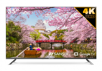 SANSUI PANTALLA SANSUI 55 INC 4K SMART GOOGLE TV UPC 0852819008674 - SMX55VAUG