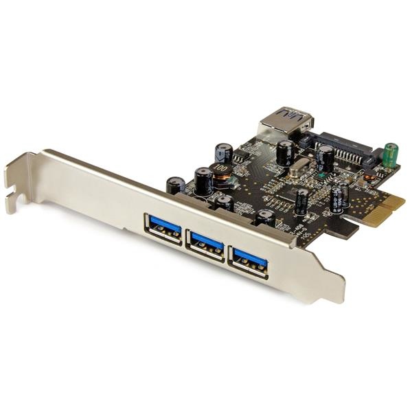 TARJETA ADAPTADORA PCI EXPRESS DE 4 PUERTOS USB 3.0 1XINTERNO UPC 0065030860321 - PEXUSB3S42