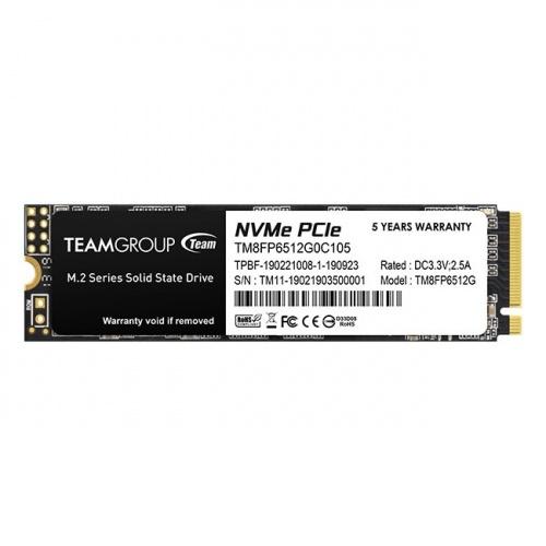 SSD INTERNO TEAMGROUP MP33 512GB M.2 2280 PCIe 3.0 x4 NVMe 1.3 3D NAND TM8FP6512G0C101 - TEAM GROUP
