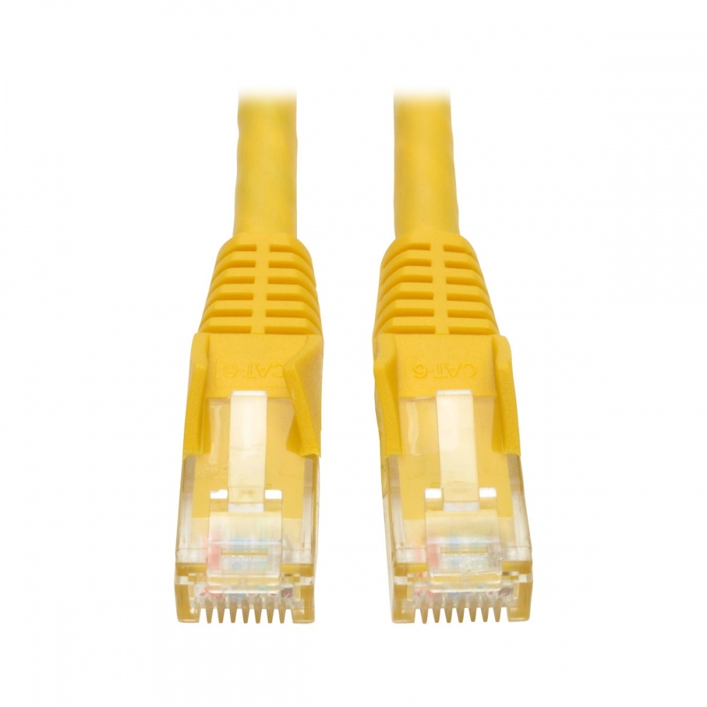 CABLE PATCH CAT6 UTP MOLDEADO snagless-rj45-mm-amarillo-152m UPC 0037332125521 - N201-005-YW