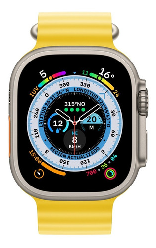 WATCH ULTRA GPS CELL 49MM TITA nium-case-yellow-ocean-band UPC  - APPLE