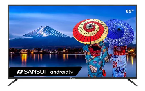 PANTALLA SANSUI 65IN 4K SMART ANDROID TV UPC 0853579007372 - SMX65E1UAD