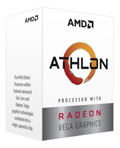 Amd Athlon 3000G  35 Ghz  2 Ncleos  4 Hilos  4 Mb Cach  Socket Am4  Caja - YD3000C6FBBOX