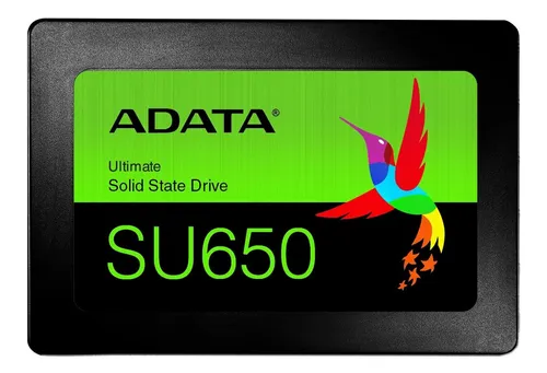 UNIDAD SSD ADATA 120GB 2.5" SATA3 520/450 MB/s BLACK ASU650SS-120GT-R - ADATA