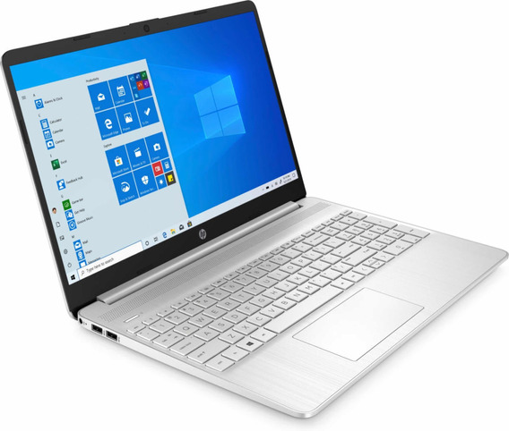 HP 15-dy2046ms 15.6" (128GB SSD, Intel Core i3-1125G4, 2.0GHz, 8GB RAM) Notebook - Natural Silver 4W2K0UA#ABA UPC  - HEWLETT PACKARD