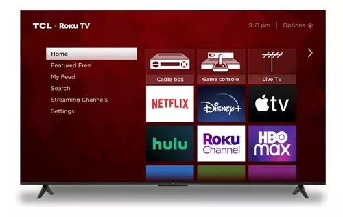 TV TCL 43 Roku Smart TV / 4k UHD/Control de Voz por App/Compatible con Siri / Alexa / Hey Google 43S455 - 43S455