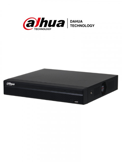 DAHUA DHI-NVR1104HS-P-S3/H - NVR de 4 Canales IP/ Serie Lite/ 4 puertos Poe / H.265+/ 80 mbps/ HDMI/ VGA/ 1 Interfaz Sata de Hasta 8TB/ Soporta Camaras ONVIF y RTSP DHT0180001 UPC  - DHT0180001