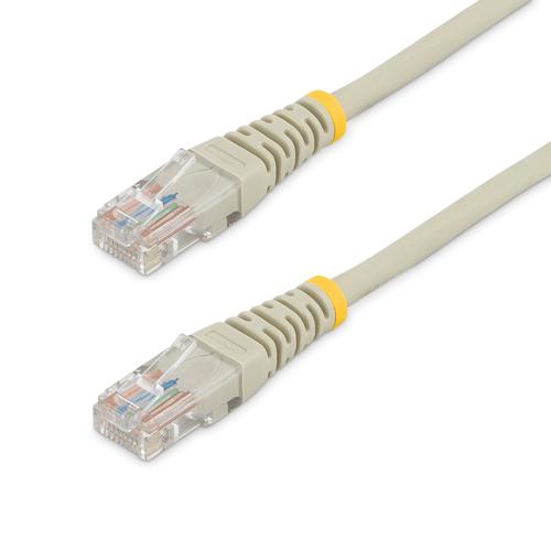StarTech.com Cable de conexión UTP Cat5e moldeado gris de 100 pies - M45PATCH100G