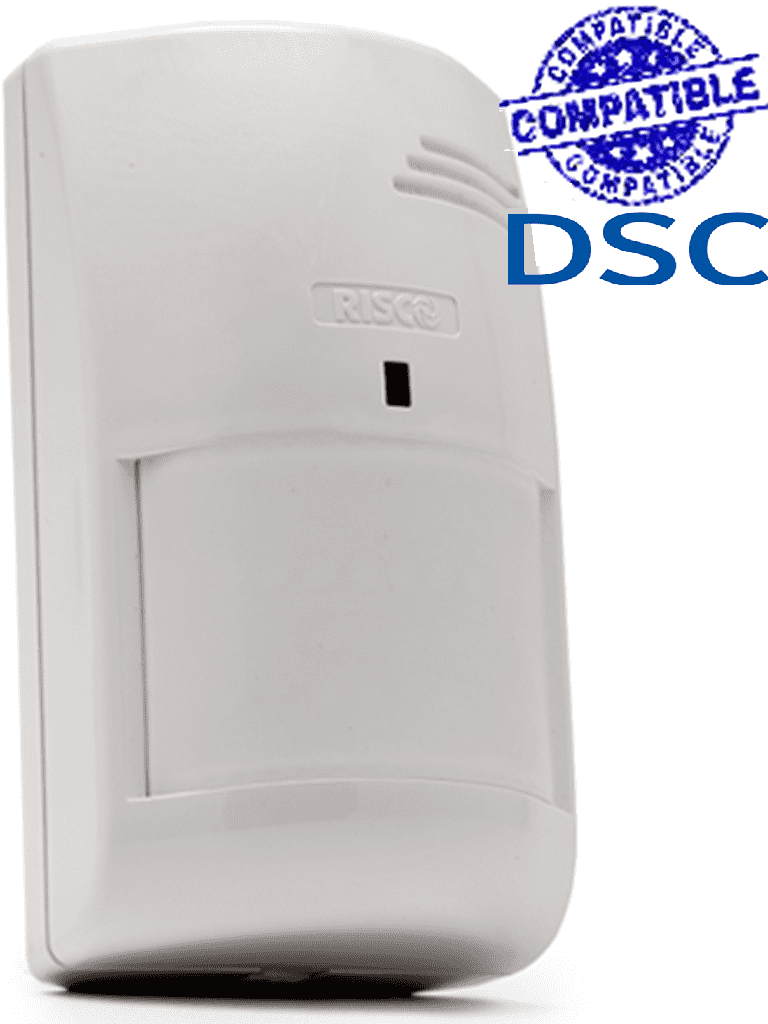 RISCO RK415PR0000C-DigiSense Sensor de Movimiento Cableado Convencional / Rango De Cobertura 15 Mts / Compatible con las Marcas DSC-BOSCH-AJAX (MULTITRANSMITER) - RISCO