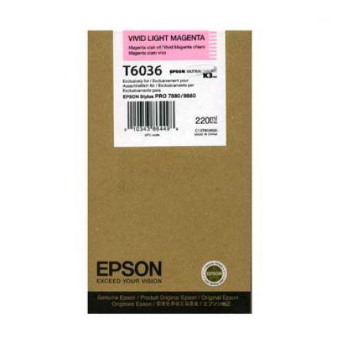 TINTA EPSON STYLUS PRO 7880/9880 MAGENTA VIVID LIGTH T603600 - Código: T603600 | Compra en Guadalajara