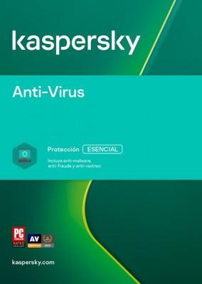 KL1171ZDCFS Anti-Virus KASPERSKY ESD, 3, 1 año - Activación inmediata - ESD KL1171ZDCFSEAN UPC 