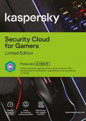 Kaspersky Security Cloud Gaming Edición 3-Dispositivos; 1-Año Base ESD KL1923ZDCFSEAN UPC  - KASPERSKY