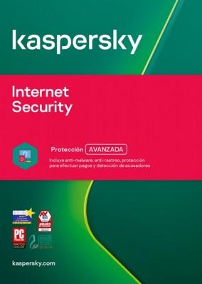 KL1939ZDCFS Internet Security KASPERSKY ESD, 3, 1 año - Activación inmediata - ESD KL1939ZDCFS EAN UPC 