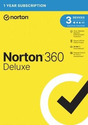 ESD Norton 360 Deluxe 3 Dispositivos 1 Año  21437342 ESD 21437342 EAN UPC  - NORTON